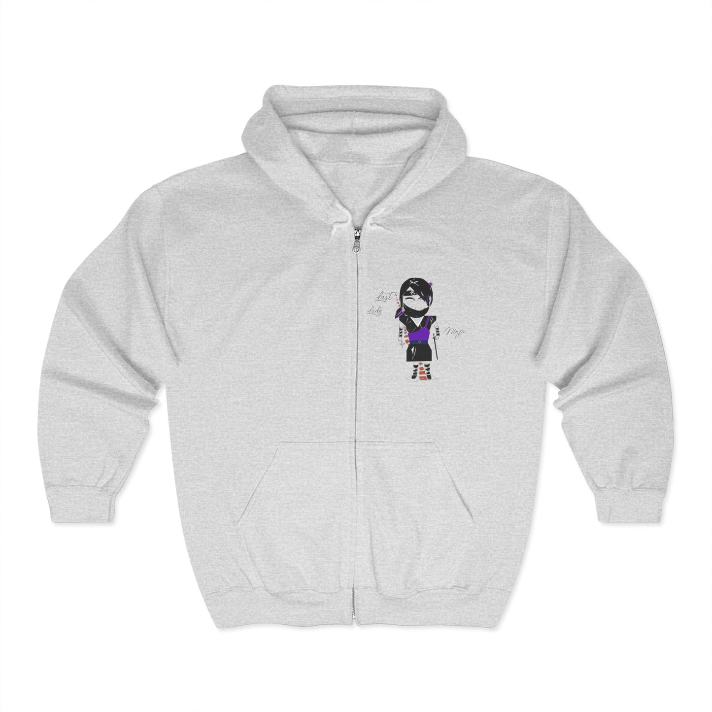 Cozy Lady Ninja Zip Hoodie – Women’s Soft Fleece | FunWearCode