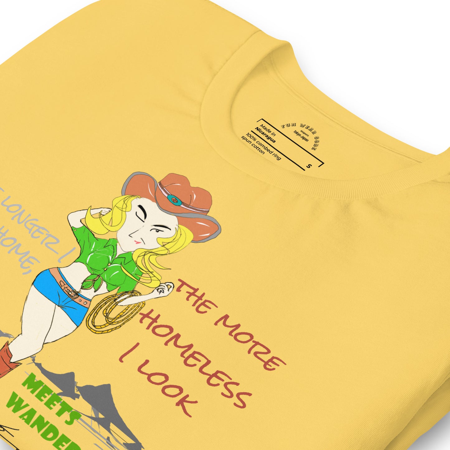 Women's Cowgirl Graphic T-Shirt — 100% Cotton, American Western Style | FunWearCode