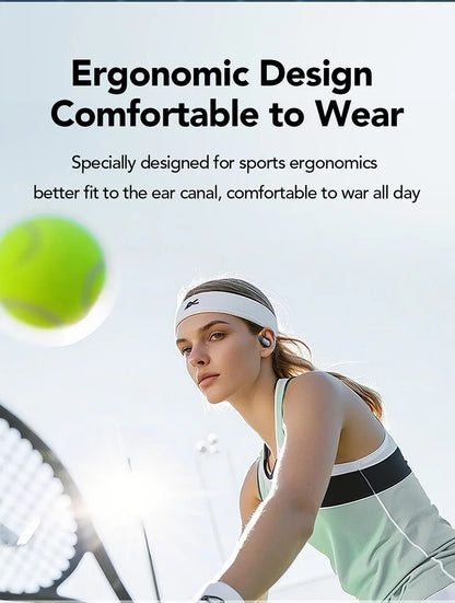 AI Translator Sports Wireless Earbuds - LCD Touch Screen Glowing Earhook | FunWearCode's Selection