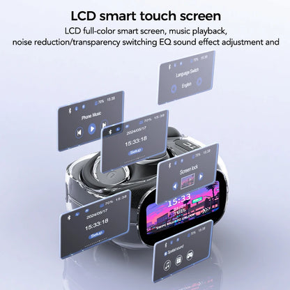 AI Translator Earbuds – Open-Ear Wireless Headphones with 140-Language Real-Time Translation