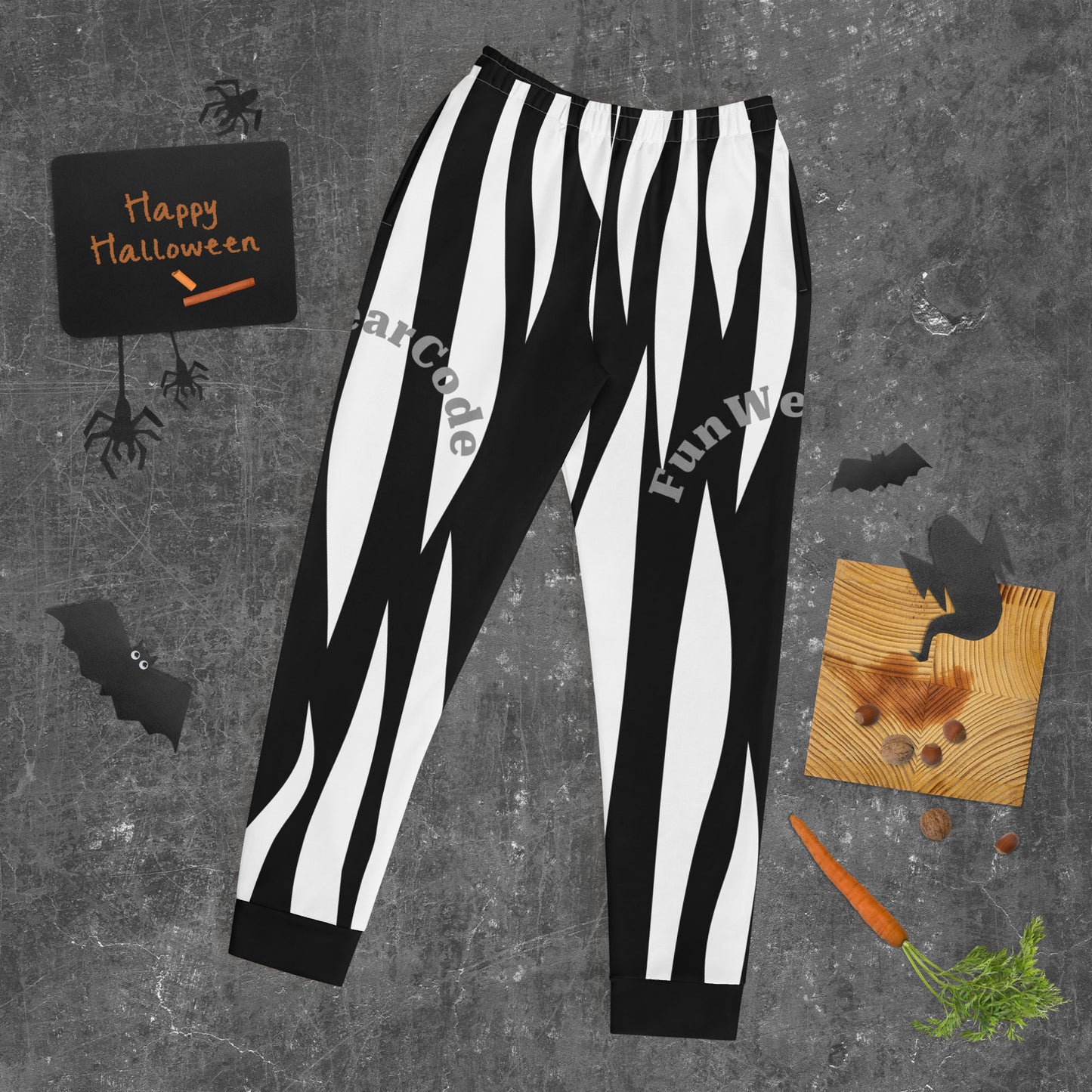 Women's Slim Fit Joggers | Sports Streetwear Zebra Sweatpants | FunWearCode