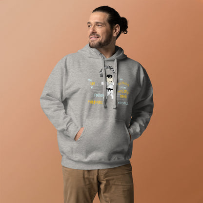 Judo Cartoon Graphic Hoodie – Fun Martial Arts | FunWearCode