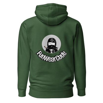 Premium Pullover Hoodie – Unique Whimsical Ninja Graphic Design | FunWearCode