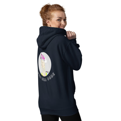 Trendy Vintage English Lady Hoodie – Stylish Retro Streetwear | FunWearCode