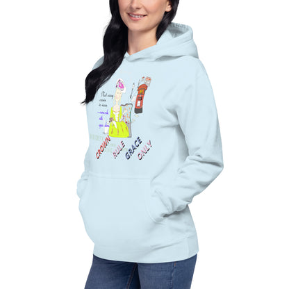 Trendy Vintage English Lady Hoodie – Stylish Retro Streetwear | FunWearCode
