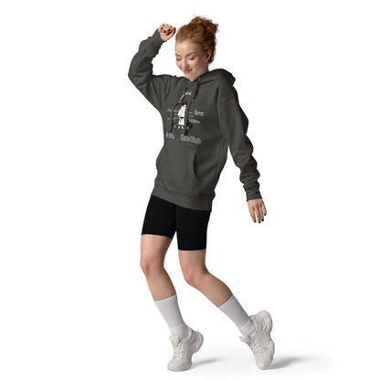 Judo Lady Graphic Cartoon Hoodie – Fun Martial Arts Sweatshirt | FunWearCode