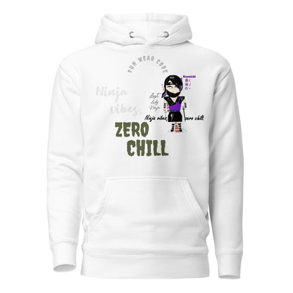 Soft & Warm Pullover Hoodie – Lady Ninja Graphic Design for Women | FunWearCode