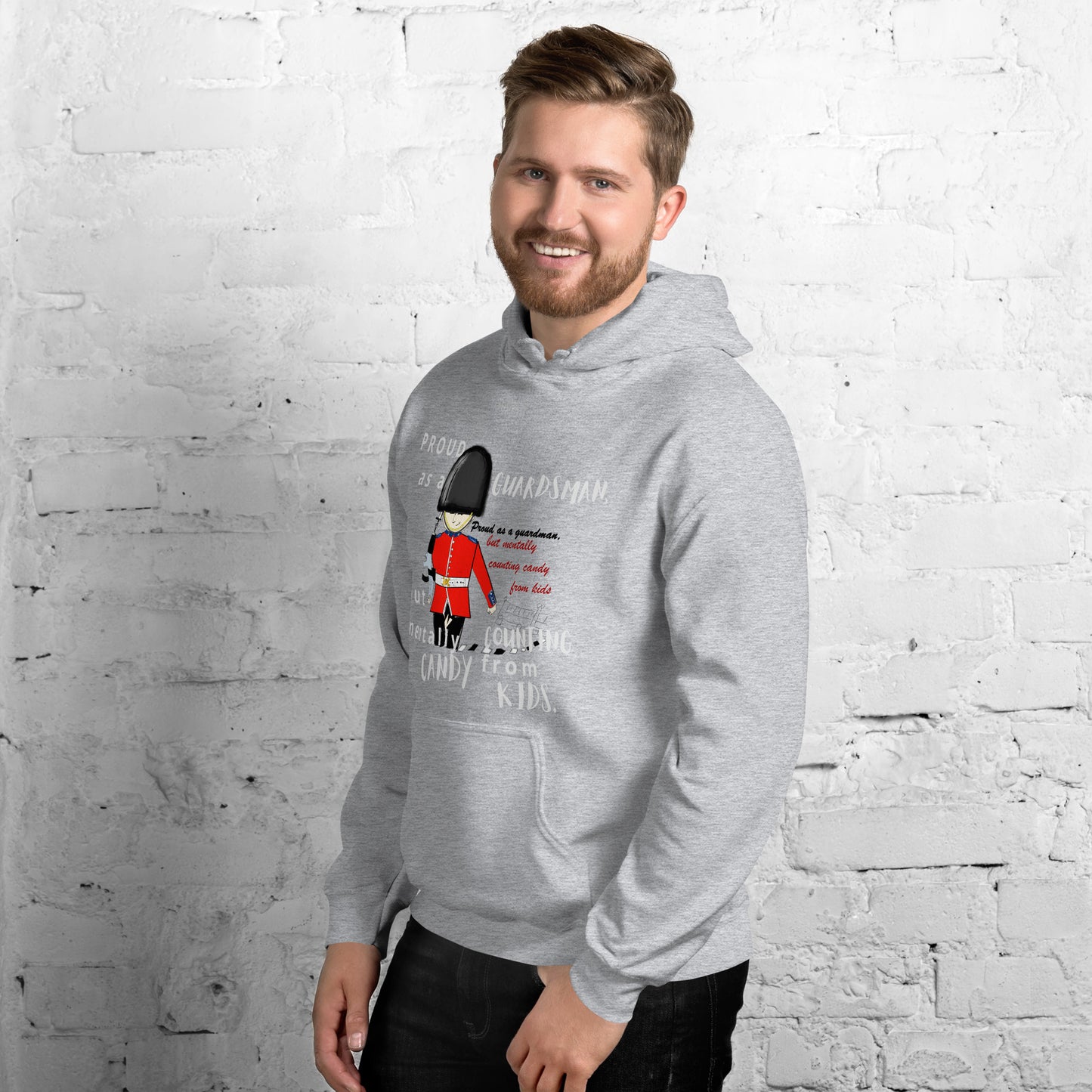 Unisex Cozy Hoodie – Fun Royal Guardsman Graphic Design | FunWearCode
