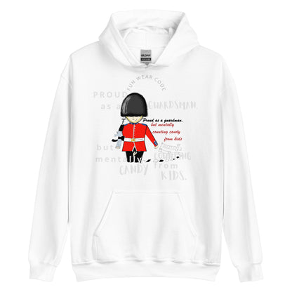 Unisex Cozy Hoodie – Fun Royal Guardsman Graphic Design | FunWearCode
