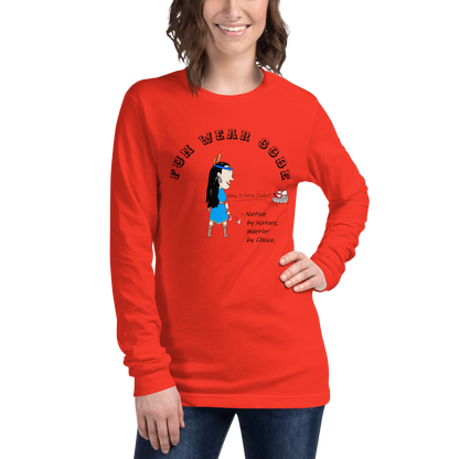 Cozy Long Sleeve Sweatshirt – Special Edition American Indian Graphic Sweatshirt | FunWearCode