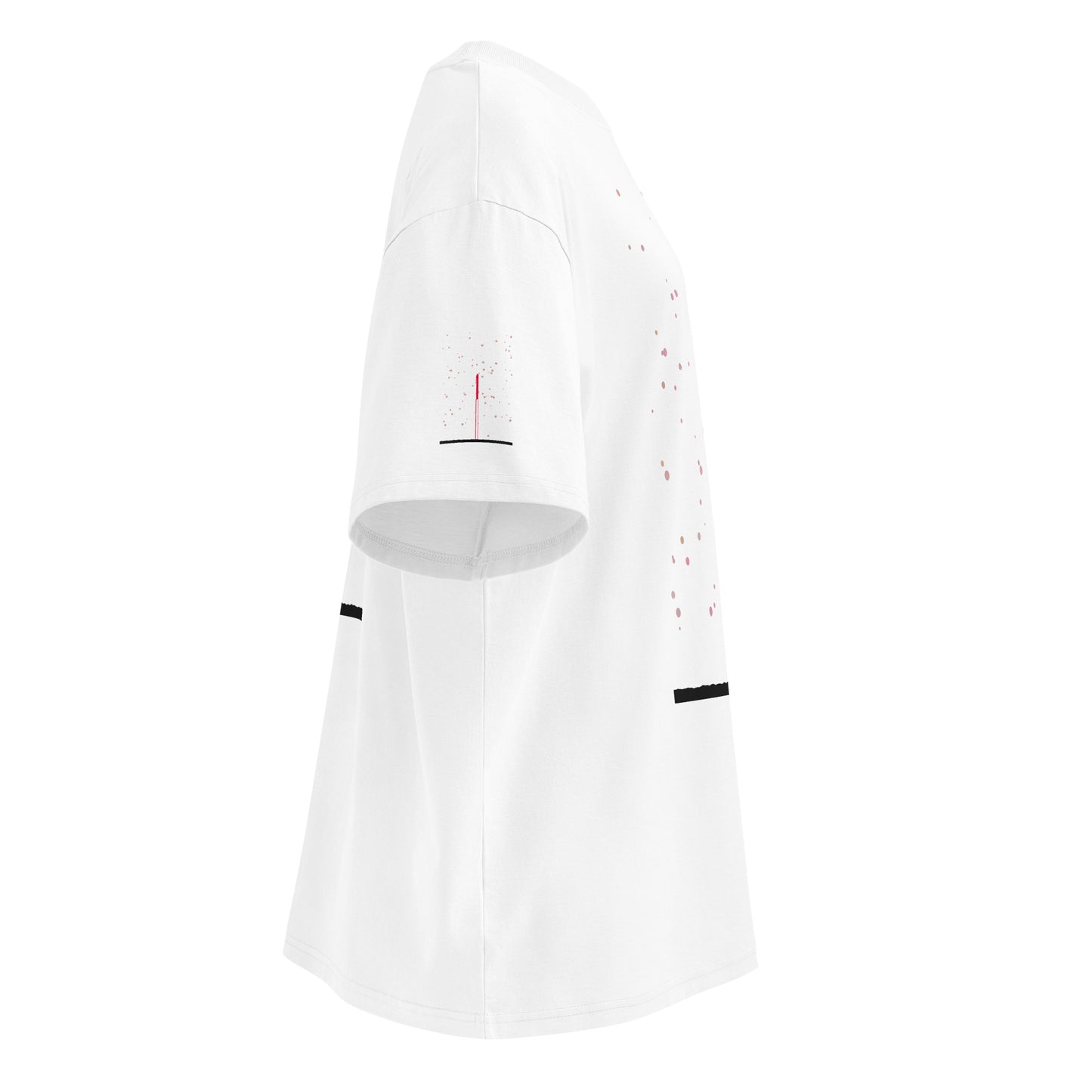 Unisex Organic Oversized High Neck T-Shirt — Human & Space 'Explore' Collection