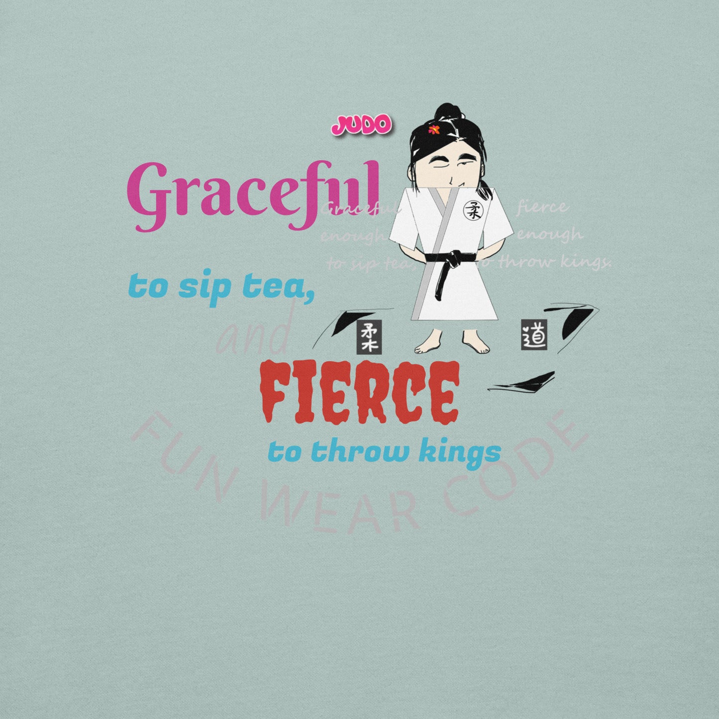 Judo Lady Long Sleeve Tee – Stylish Martial Arts Inspired Sweatshirt | FunWearCode