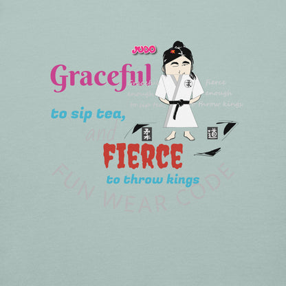 Judo Lady Long Sleeve Tee – Stylish Martial Arts Inspired Sweatshirt | FunWearCode