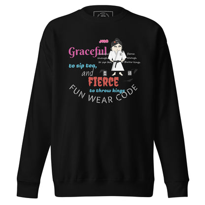 Judo Lady Long Sleeve Tee – Stylish Martial Arts Inspired Sweatshirt | FunWearCode