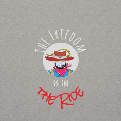 Premium Cozy Long Sleeve T-shirt – Classic Cowboy Graphic Sweatshirt | FunWearCode