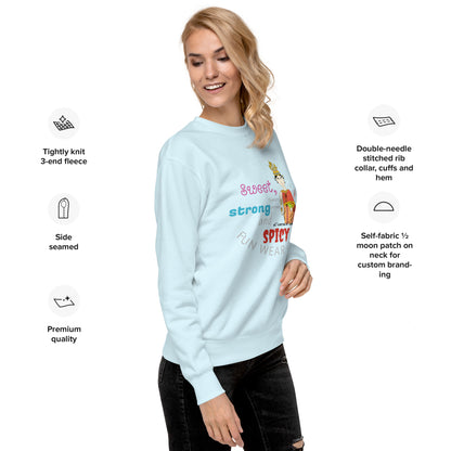 Premium Long Sleeve T-Shirt - Playful Thai Woman Graphic Tee | FunWearCode
