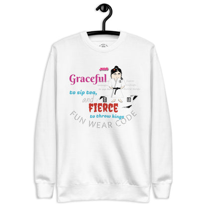 Judo Lady Long Sleeve Tee – Stylish Martial Arts Inspired Sweatshirt | FunWearCode