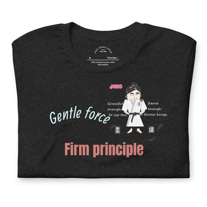 Lady Judo Theme T-Shirt – Comfortable Martial Arts Graphic Tee | FunWearCode