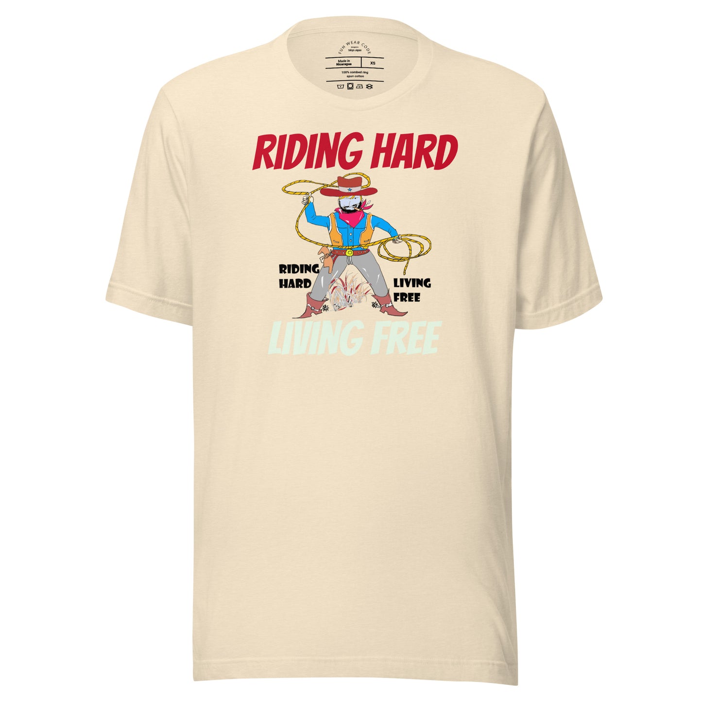 Cowboy Graphic Tee – Vintage Western Style T-Shirt | FunWearCode