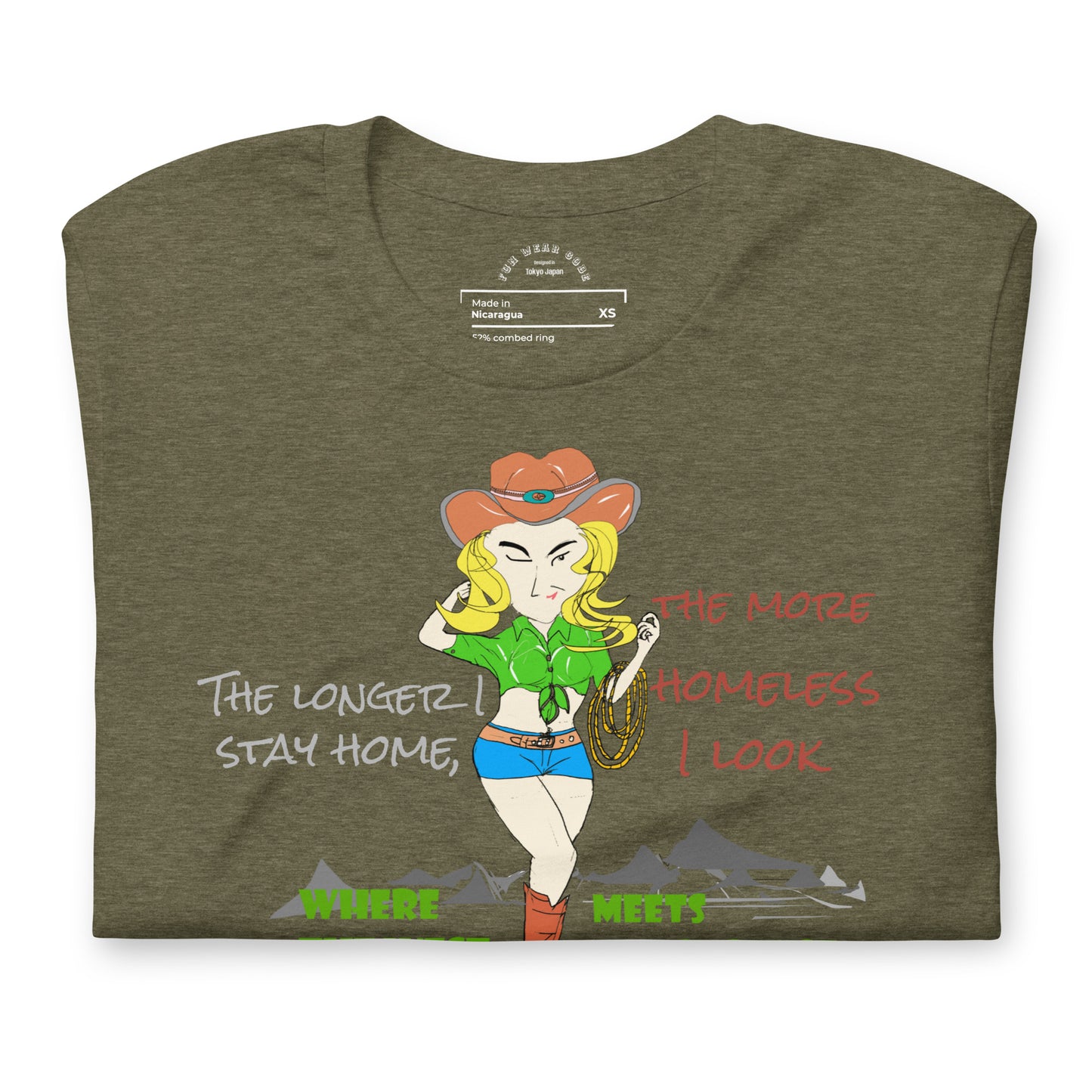 Classic Cowgirl Graphic T-shirt - American Style Tee for Fun-Loving Souls | FunWearCode