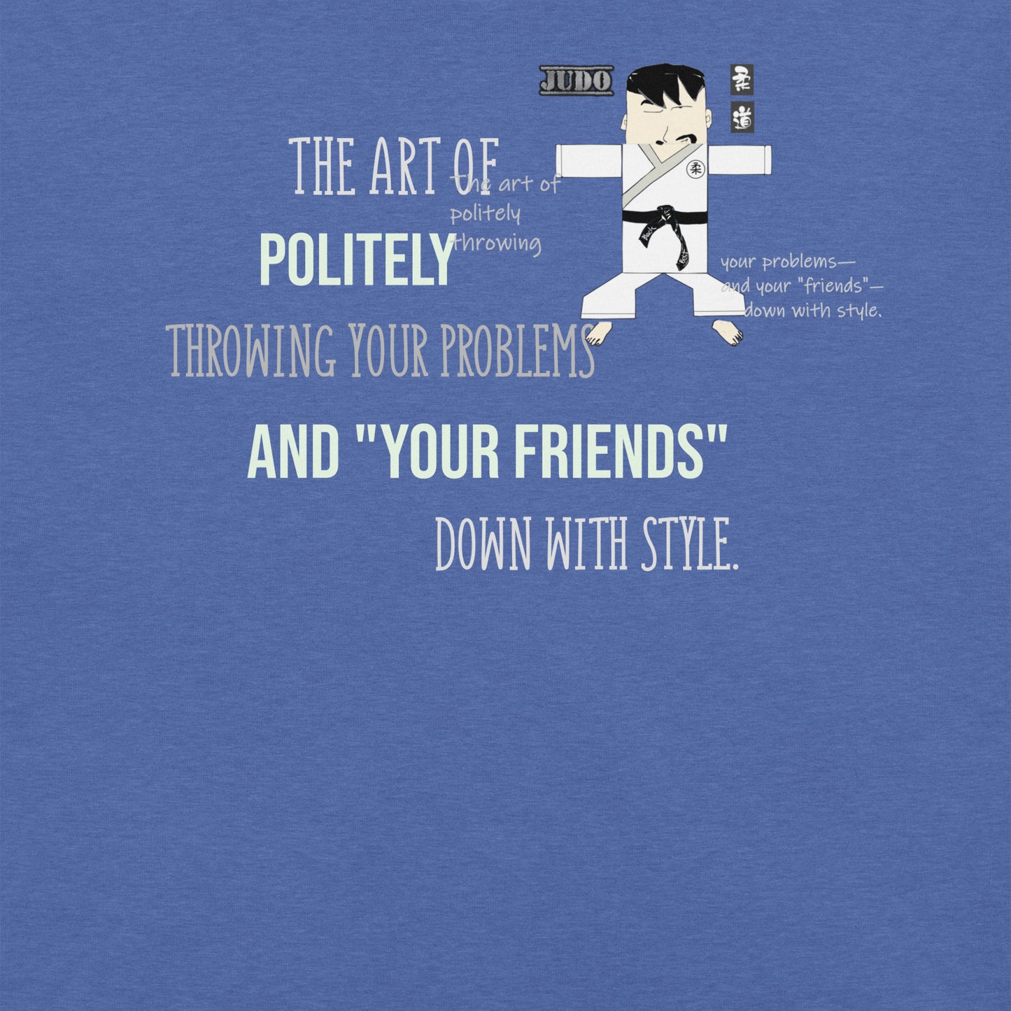 Authentic Judo Theme T-Shirt - Fun Martial Arts Graphic Tee | FunWearCode