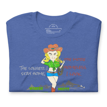 Classic Cowgirl Graphic T-shirt - American Style Tee for Fun-Loving Souls | FunWearCode