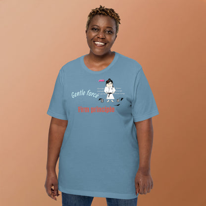 Lady Judo Theme T-Shirt – Comfortable Martial Arts Graphic Tee | FunWearCode