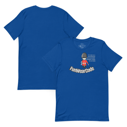 Unisex Guardsman T-shirt - Classic English Style Tee for Fun-Loving Souls | FunWearCode