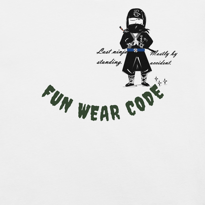 Playful Ninja Theme  T-Shirt – Japanese Martial Arts Iconic Tee | FunWearCode