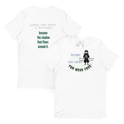 Playful Ninja Theme  T-Shirt – Japanese Martial Arts Iconic Tee | FunWearCode