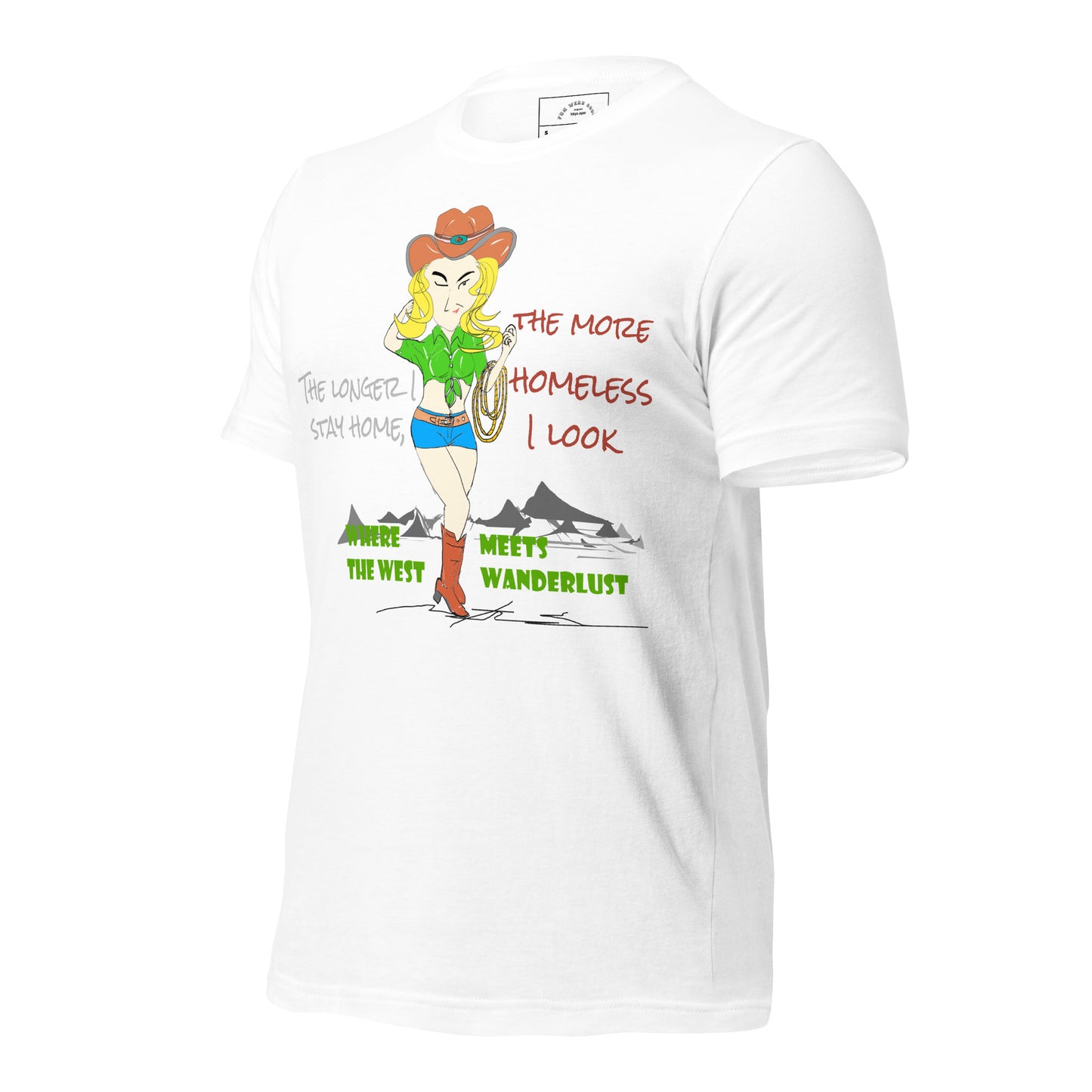 Classic Cowgirl Graphic T-shirt - American Style Tee for Fun-Loving Souls | FunWearCode