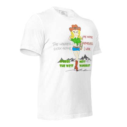 Classic Cowgirl Graphic T-shirt - American Style Tee for Fun-Loving Souls | FunWearCode