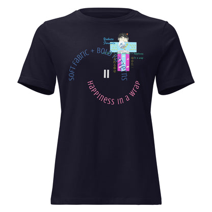 Women’s Relaxed Yukata T-Shirt – Soft Slender Japanese Style Tee | FunWearCode